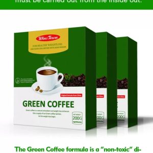 Green Coffee, 20Pcs Green Coffee Green Slim Coffee with Ginseng Control Weight-Loss New UK
